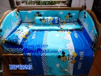 Chăn ga gối quây cũi Micky HPK23